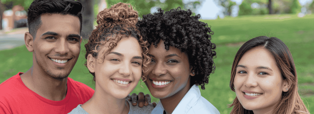 Group of young professionals