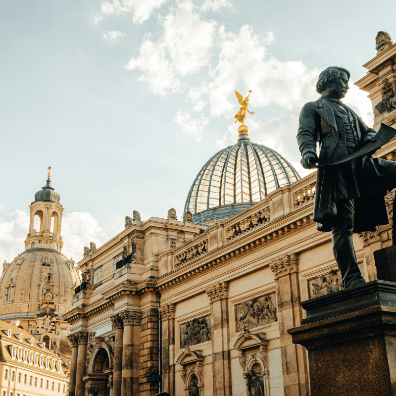 Historic Architecture of Dresden, Germany
