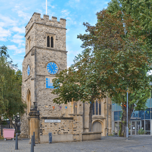 Castle building in Putney